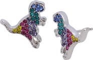 COACH Rexy Rainbow Pavé Dino Stud Earrings