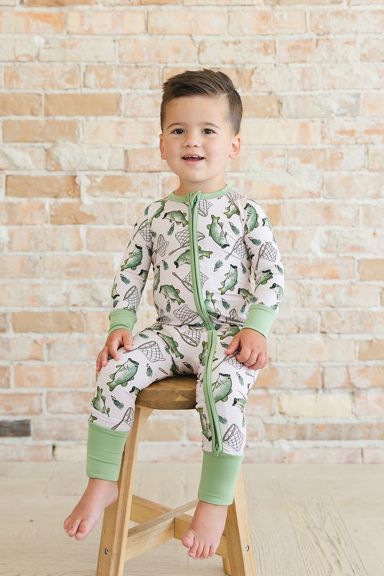Convertible Double Zipper Romper, Alternate, color, Green