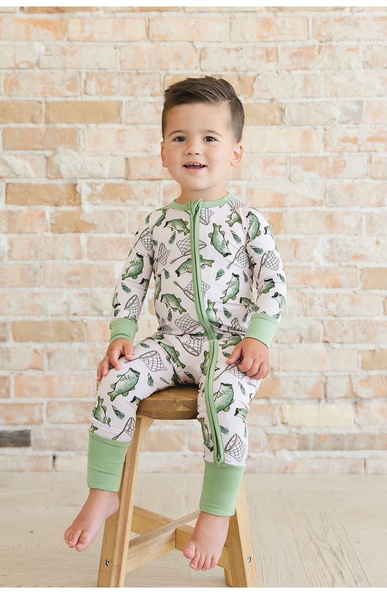 Charlie Lou Baby<sup>®</sup> Convertible Double Zipper Romper, Alternate, color, 