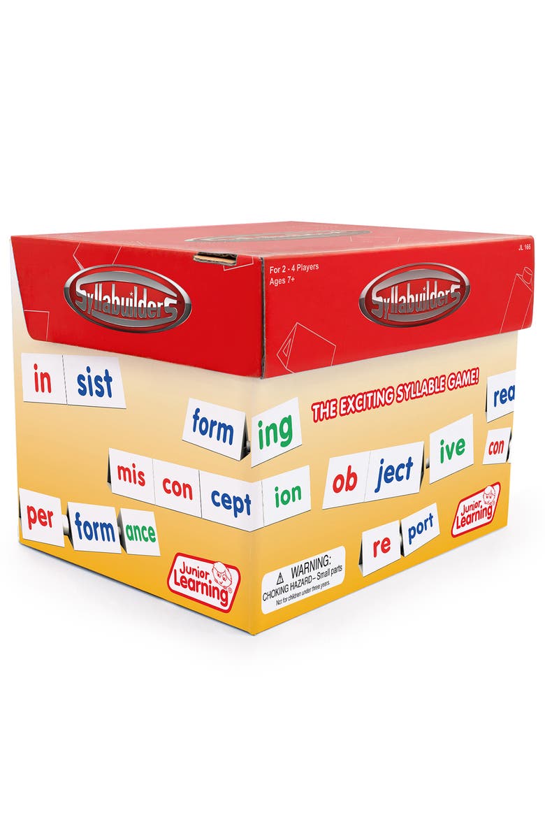 Junior Learning Syllabuilders Board Games, Main, color, Multicolored