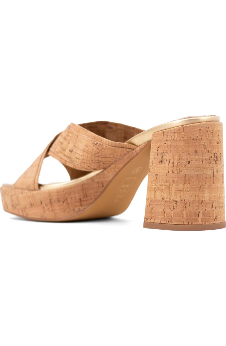 SHUSHOP Eleanor Platform Sandal, Alternate, color, Cork