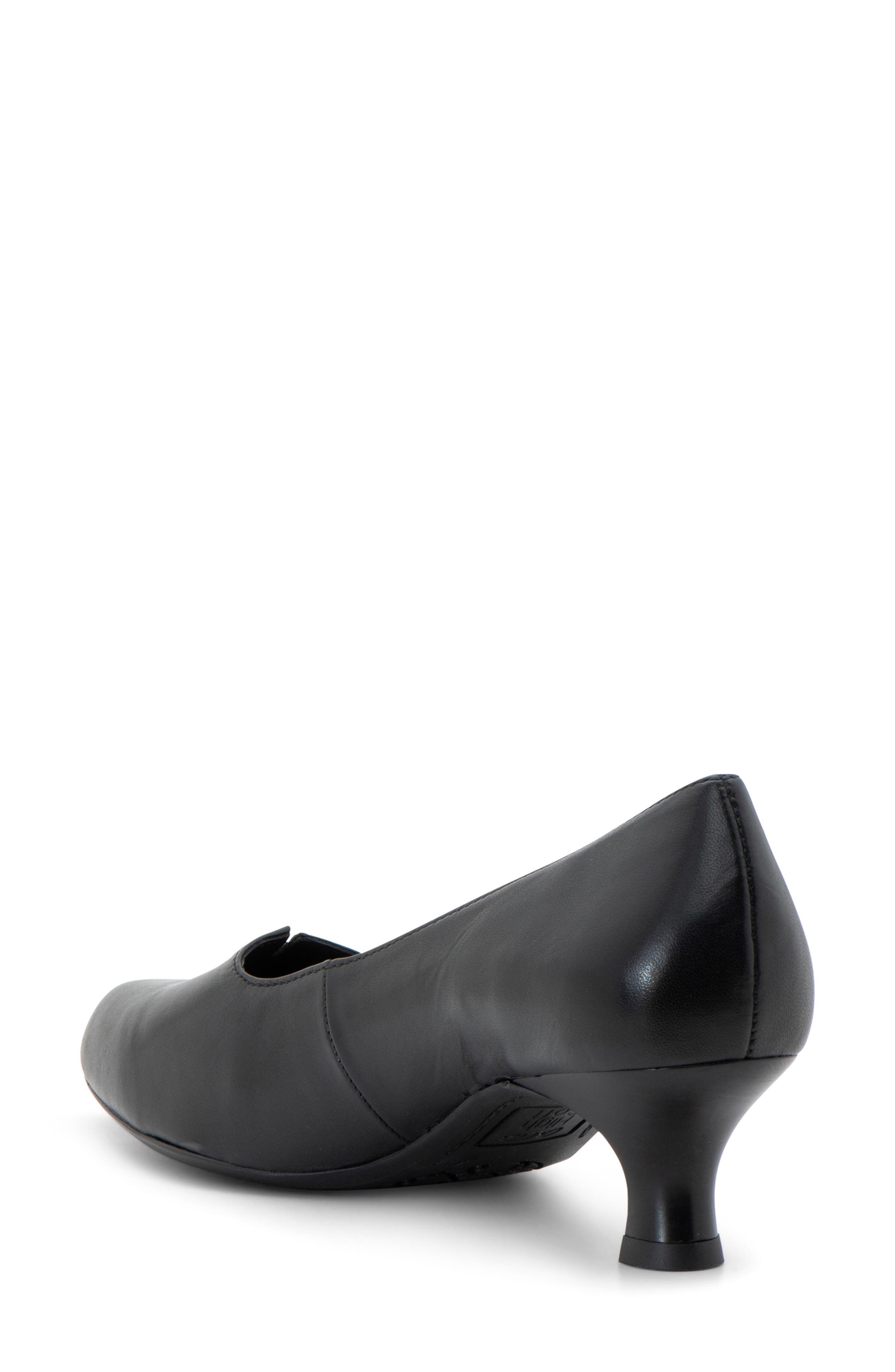 ara Kit Kitten Heel Pump, Alternate, color, Black Leather
