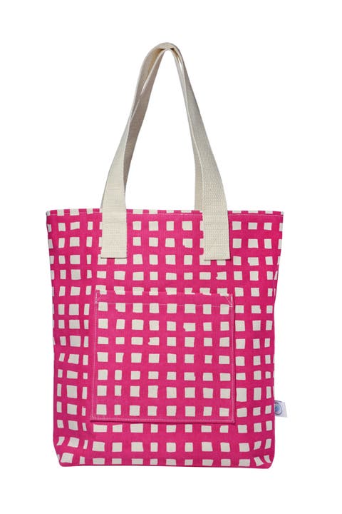 Grid Carry All Tote Bag