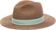 Lastelier Portofino Straw Hat Pistacchio Green
