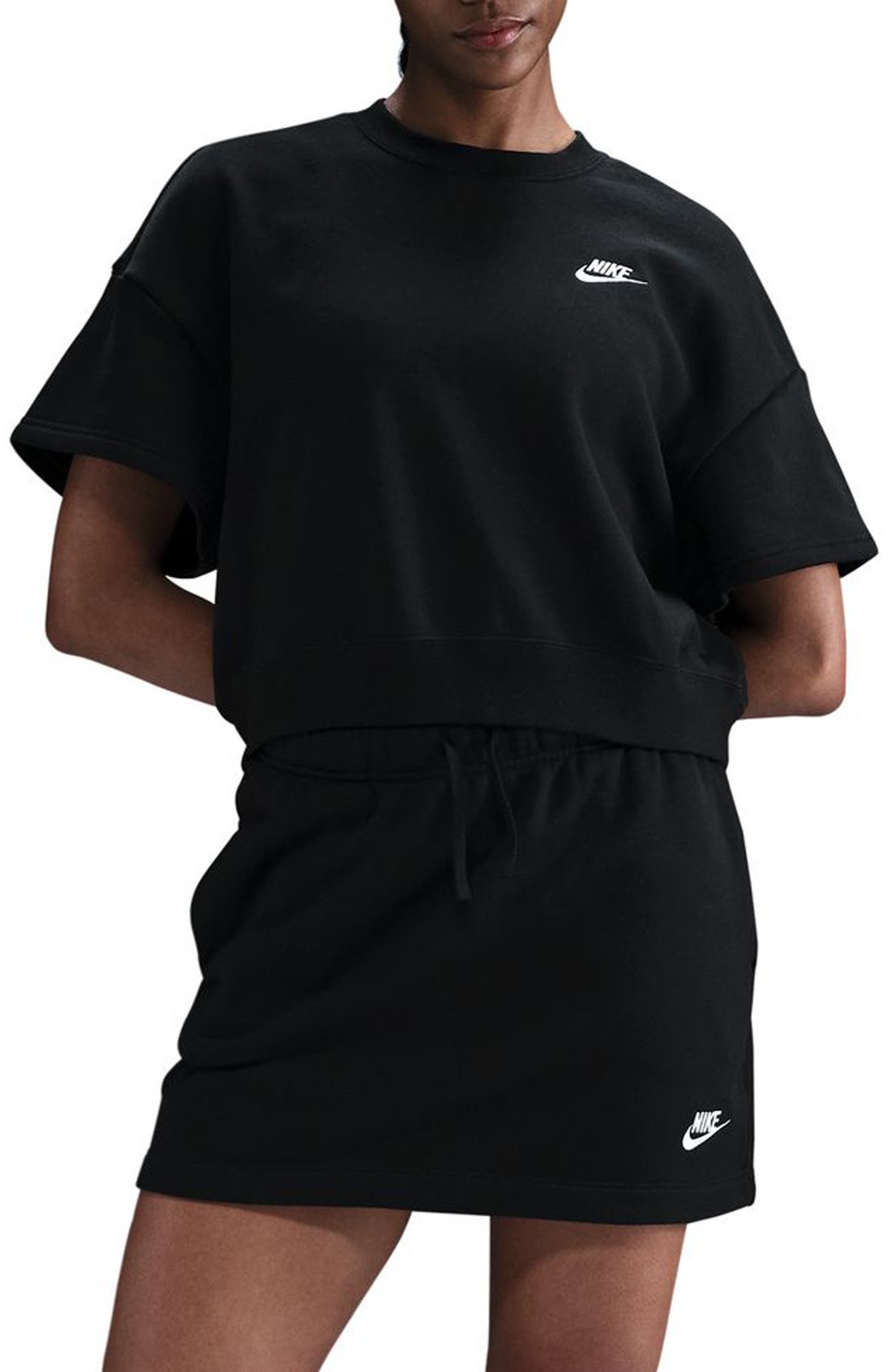 Nike Sportswear Club Short Sleeve Fleece Pullover
