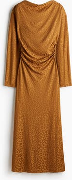 H&M Draped Midi Dress