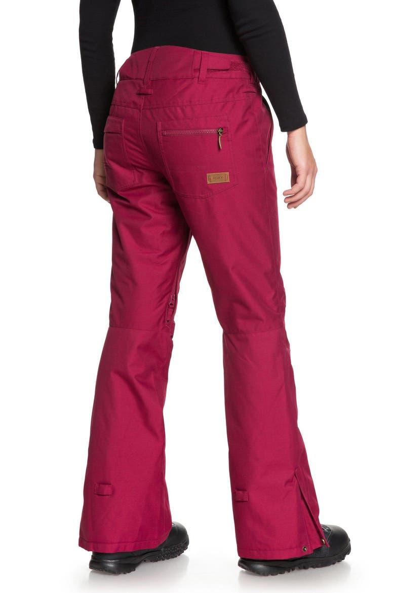 Nadia Snow Pants, Alternate, color, BEET RED