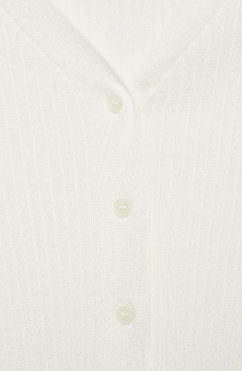 MANGO Ribbed Long Sleeve Henley T-Shirt, Alternate, color, 