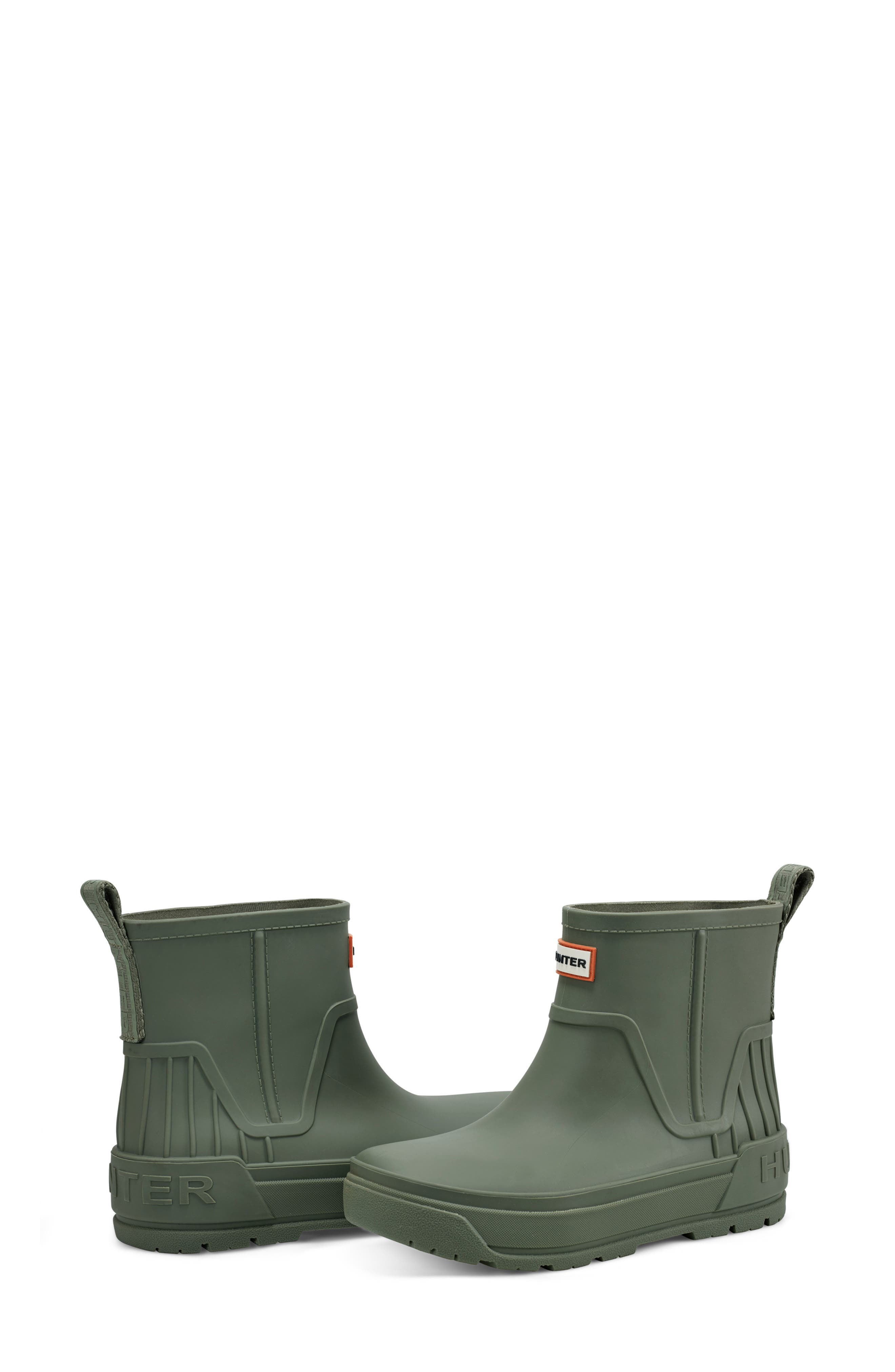 Wales Waterproof Rain Bootie, Alternate, color, MEDIUM GREEN