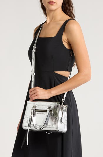 Marc Jacobs Small Crinkle Cruiser Metallic Satchel