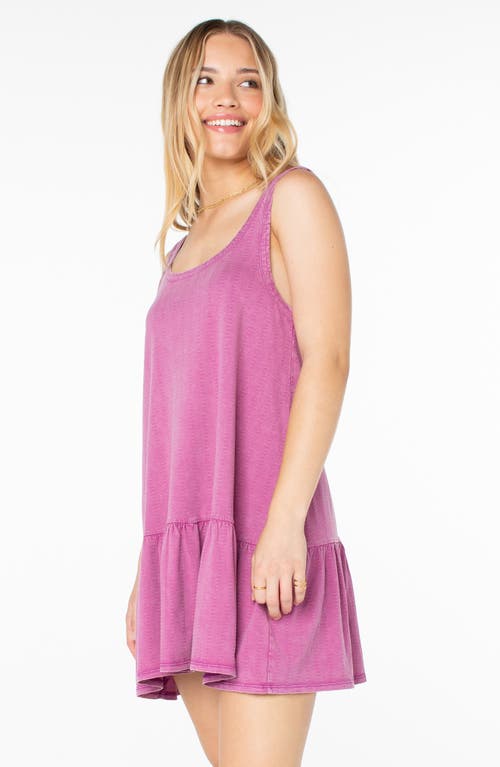 Roxy Still Salty Cotton Minidress In Pink