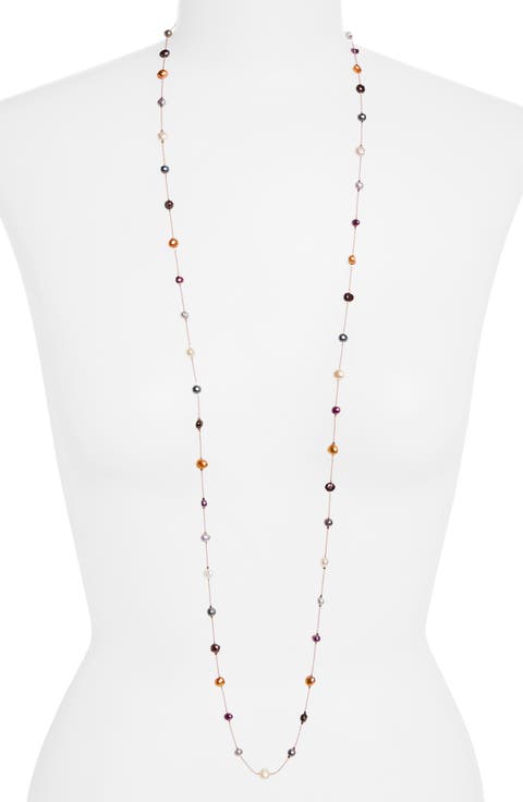 Desnuda Long Station Necklace