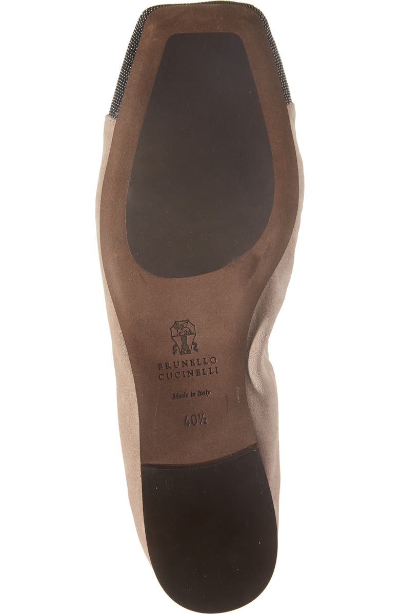 Brunello Cucinelli Monili Cap Toe Ballet Flat, Alternate, color,