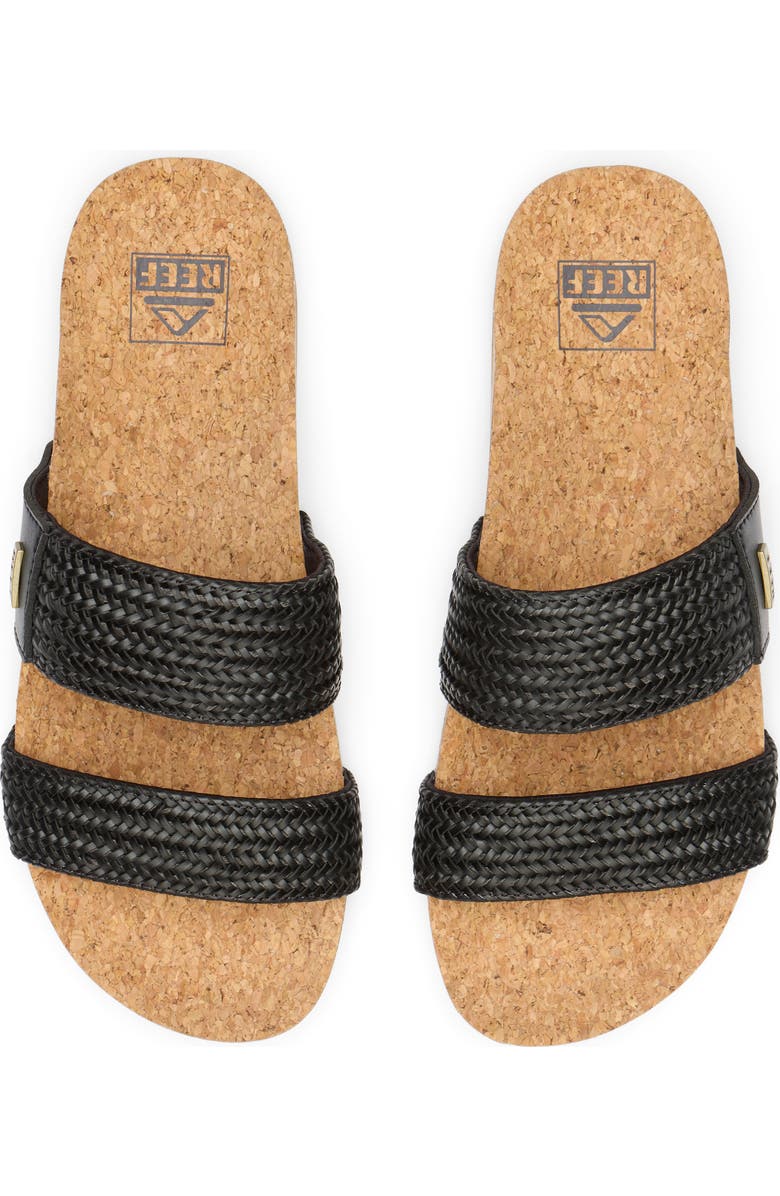 Reef Vista Braid II Sandal, Alternate, color, Black/ Tan