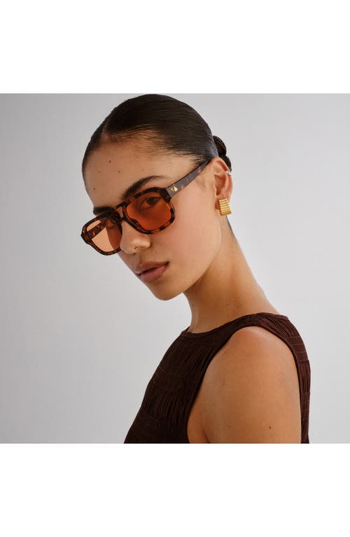 Aire Aquarius Gradient Aviator Sunglasses In Brown
