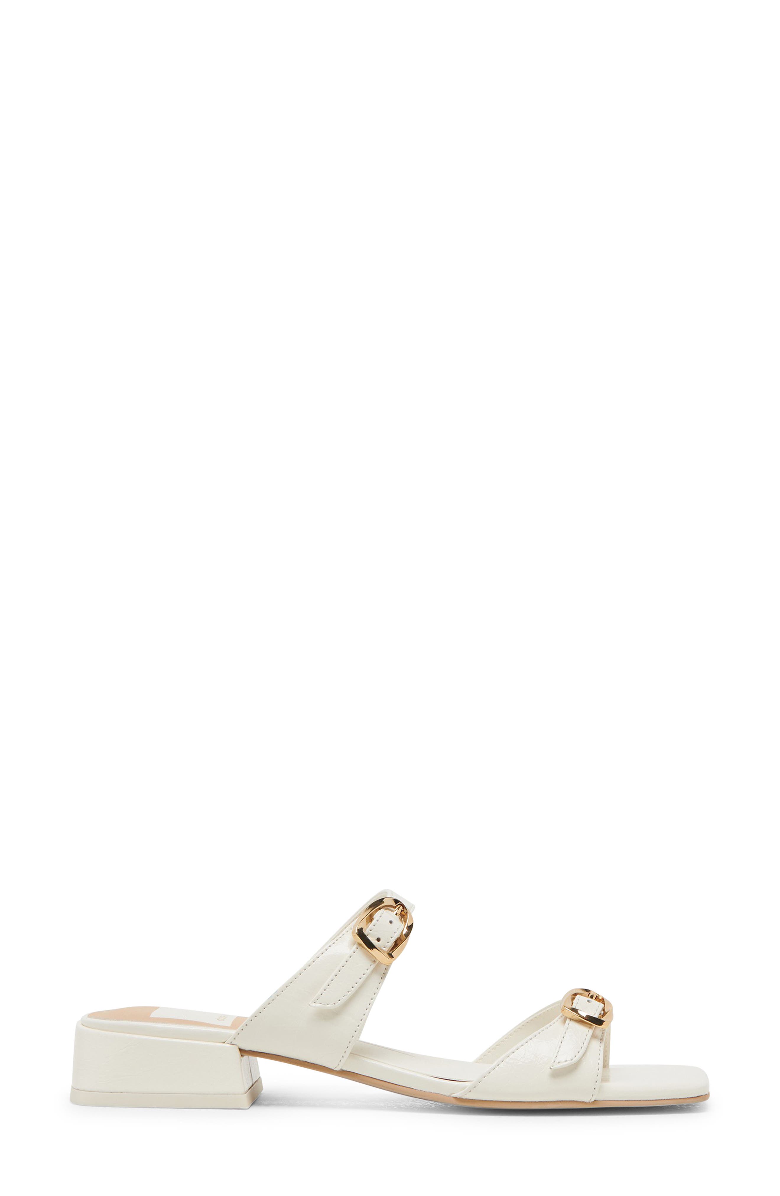 Fabola Slide Sandal, Alternate, color, WHITE CRINKLE PATENT