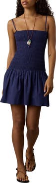 Faherty Coastal Organic Cotton Poplin Minidress