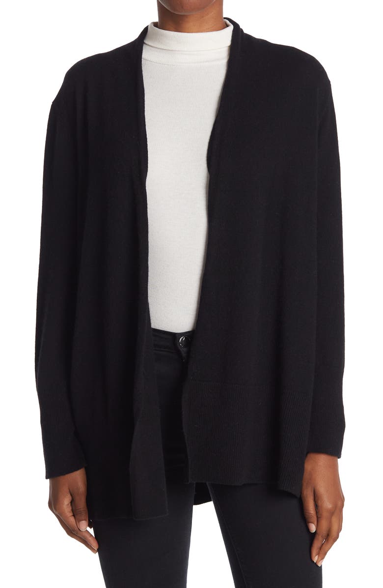 Donna Karan New York Open Front Cashmere Cardigan, Main, color, 