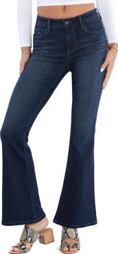 HINT OF BLU Mid Rise Flare Jeans