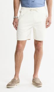 JACHS Cotton Twill Drawstring Shorts