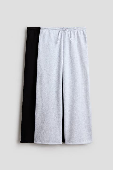 2-pack wide-leg joggers