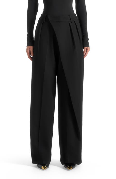 Colette Tailored Wrap Pleat Trousers