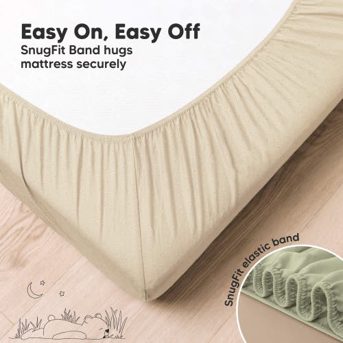 Keababies 2-pack Aereo Fitted Crib Sheets In Avocado
