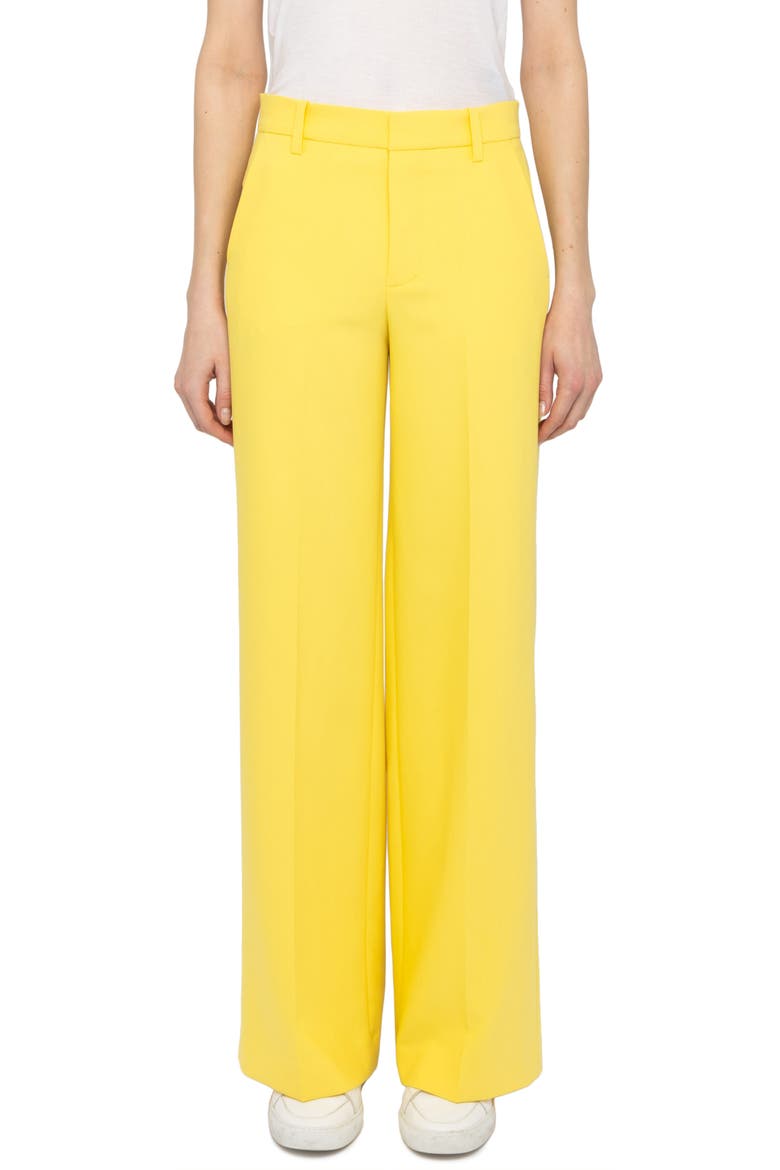 Wide Leg Pants, Main, color, BANANA