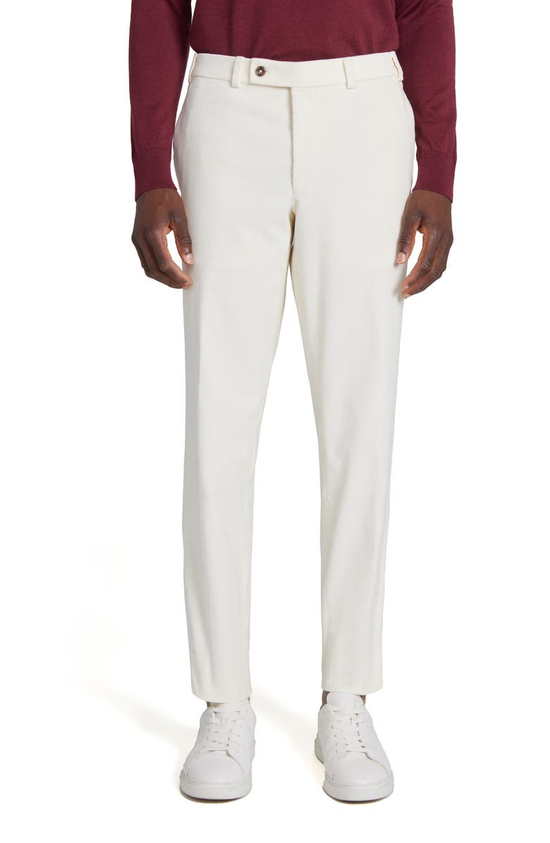 Jack Victor Sage Flat Front Stretch Corduroy Chinos, Main, color,