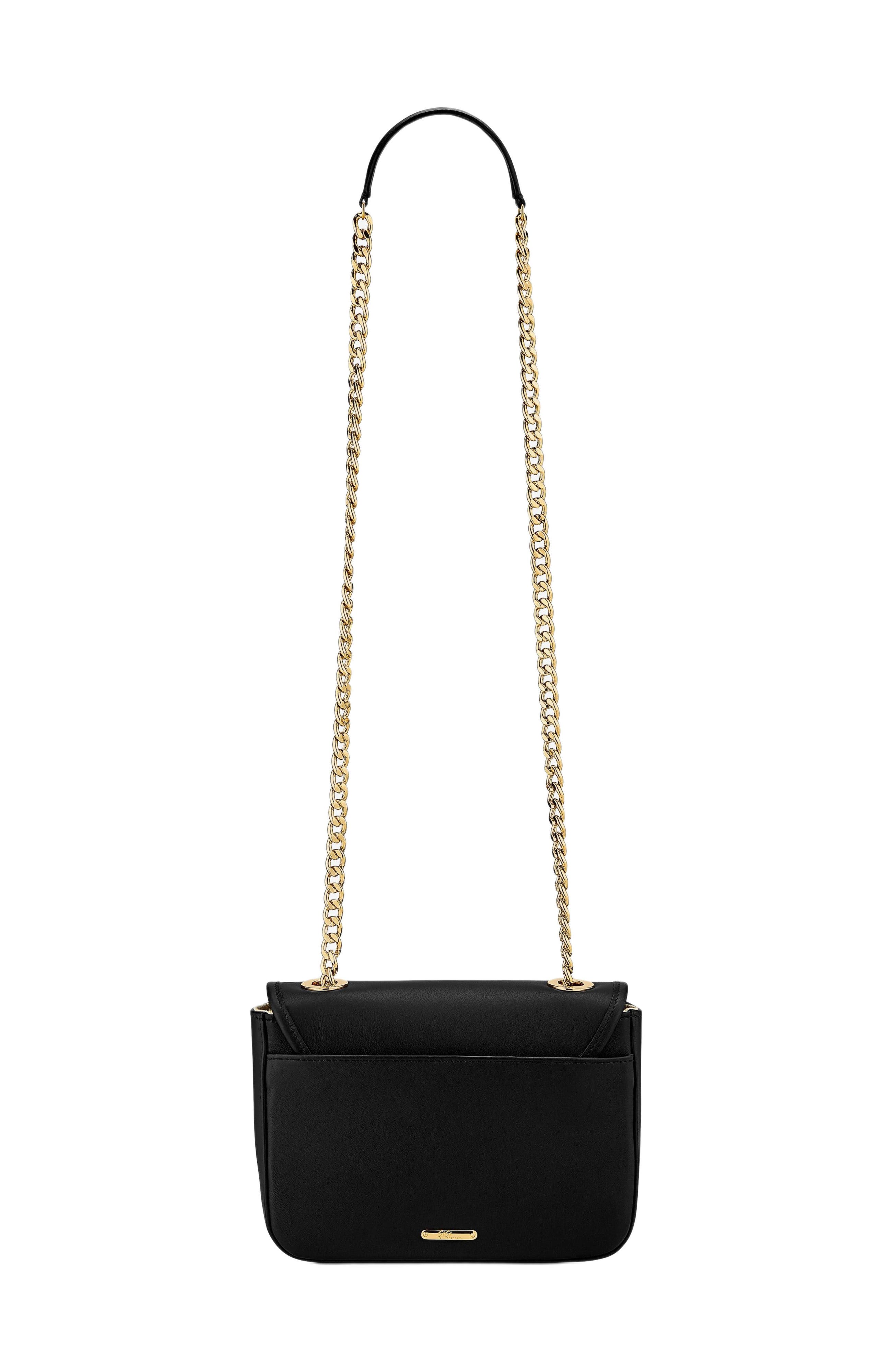GiGi New York RILEY SHOULDER BAG, Alternate, color, Black