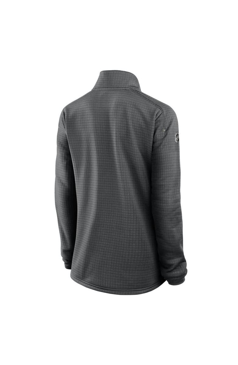 FANATICS Women's Fanatics  Gray Vegas Golden Knights Authentic Pro Rink Lightweight Quarter-Zip Pullover Top, Alternate, color, Gray