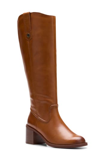 Clarks ® Chamberly Knee High Boot In Brown
