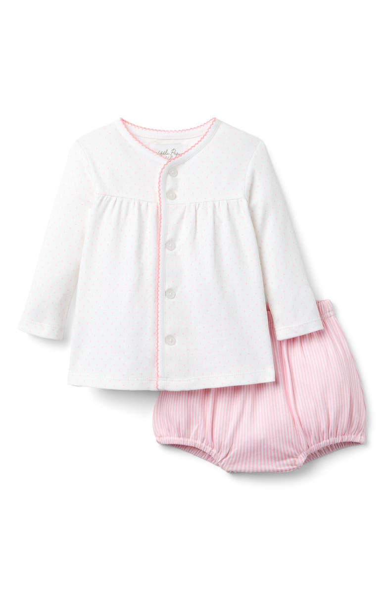 Little Paper Kids Remy Diaper Set, Main, color, Rose