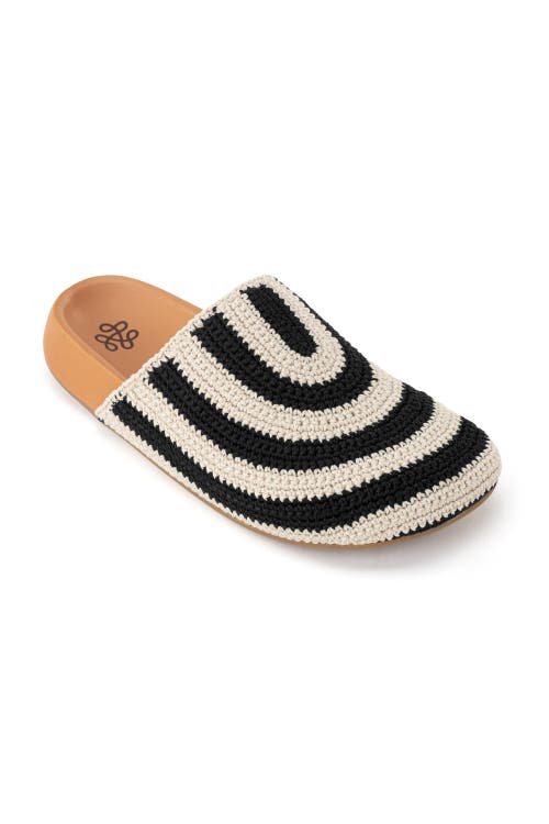 The Sak Bolinas Clog In Black Stripe