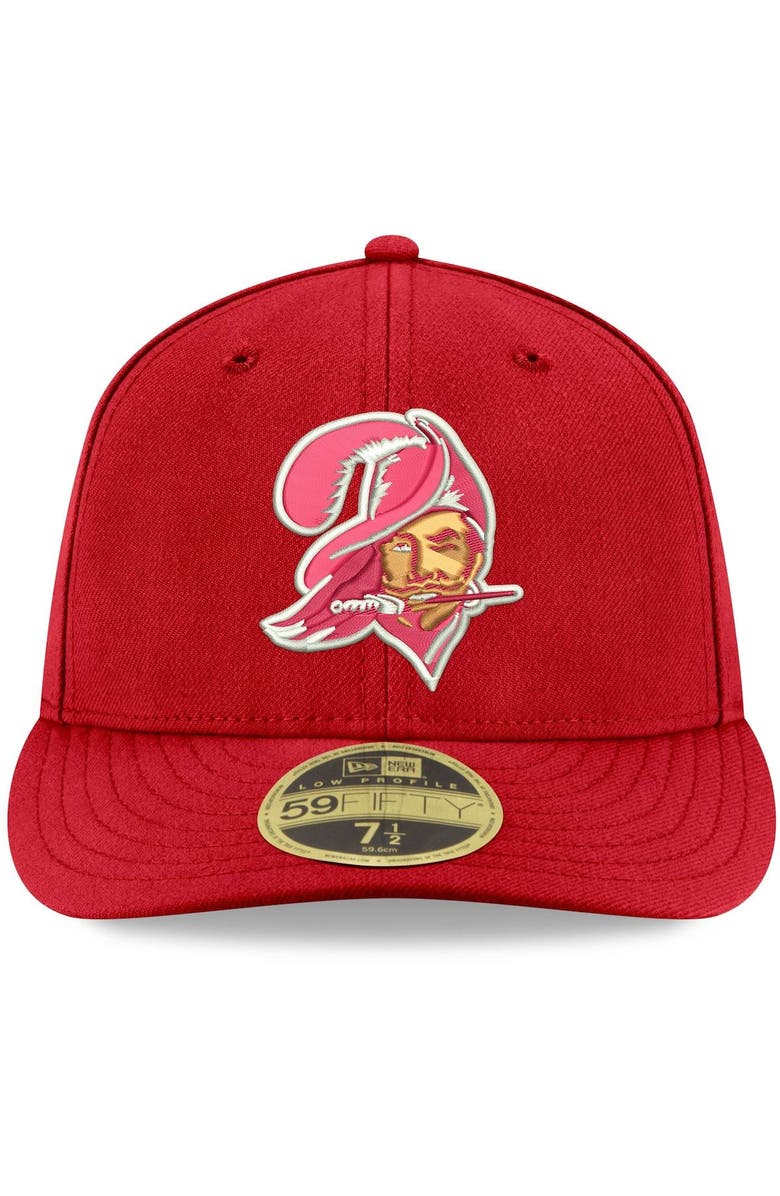New Era Men's New Era Red Tampa Bay Buccaneers Omaha Throwback Low Profile 59FIFTY Fitted Hat, Alternate, color, Red