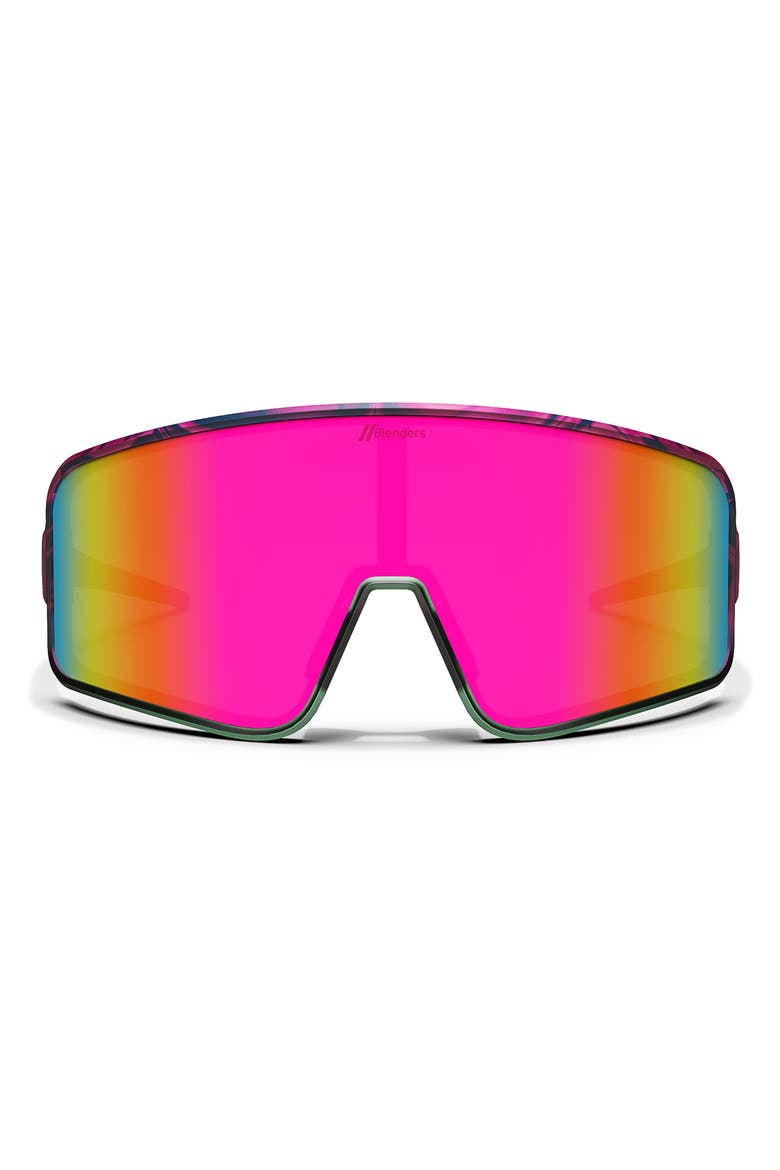 Eclipse 99mm Polarized Shield Sunglasses, Main, color, BUTTERY BROS ECLIPSE