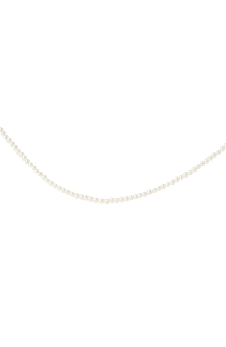 PDPAOLA La Perla Essential Necklace, Main, color, White