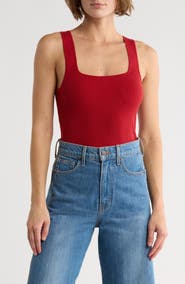 Splendid Rib Knit Sleeveless Sweater