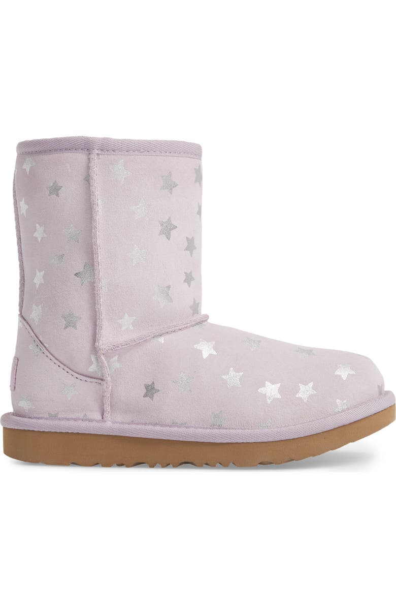 UGG<sup>®</sup> Classic Short II Water Resistant Stars Boot, Alternate, color,