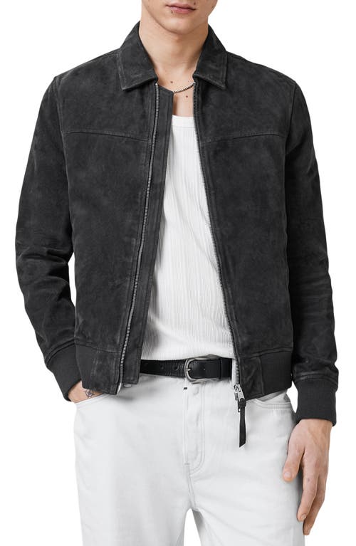 ALLSAINTS ALLSAINTS RASHFORD SUEDE HARRINGTON JACKET
