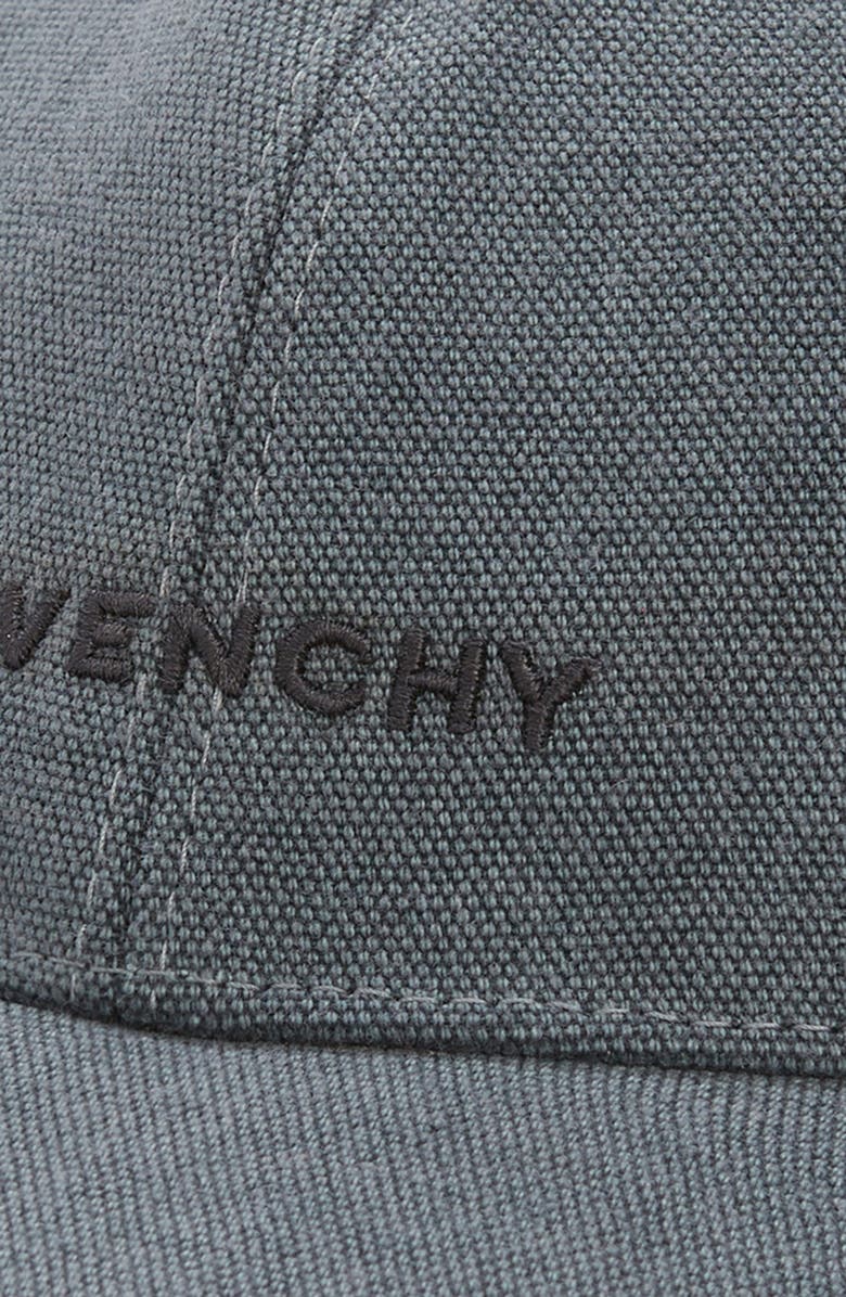 Givenchy Logo Embroidered Baseball Cap, Alternate, color, 020-Grey