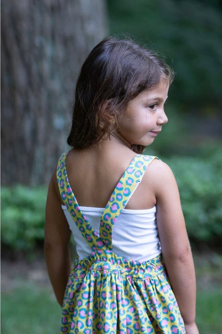 Pinafore Dress, Alternate, color, Cheetah