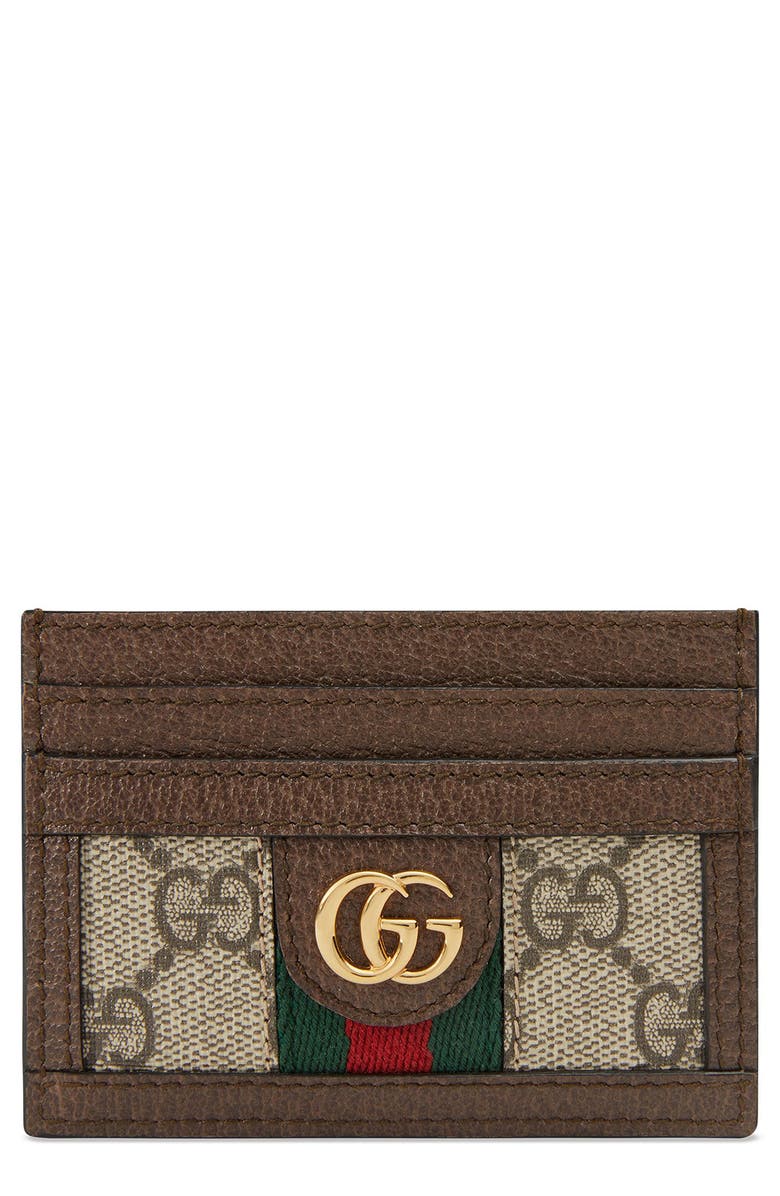 Gucci Card Case, Main, color, 