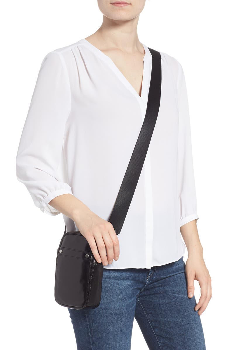 Treasure & Bond Murphy Glazed Leather Crossbody Bag, Alternate, color,