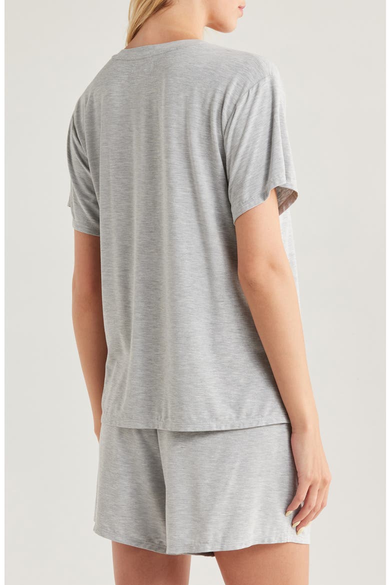 Cool Touch Short Pajamas, Alternate, color, GREY HEATHER