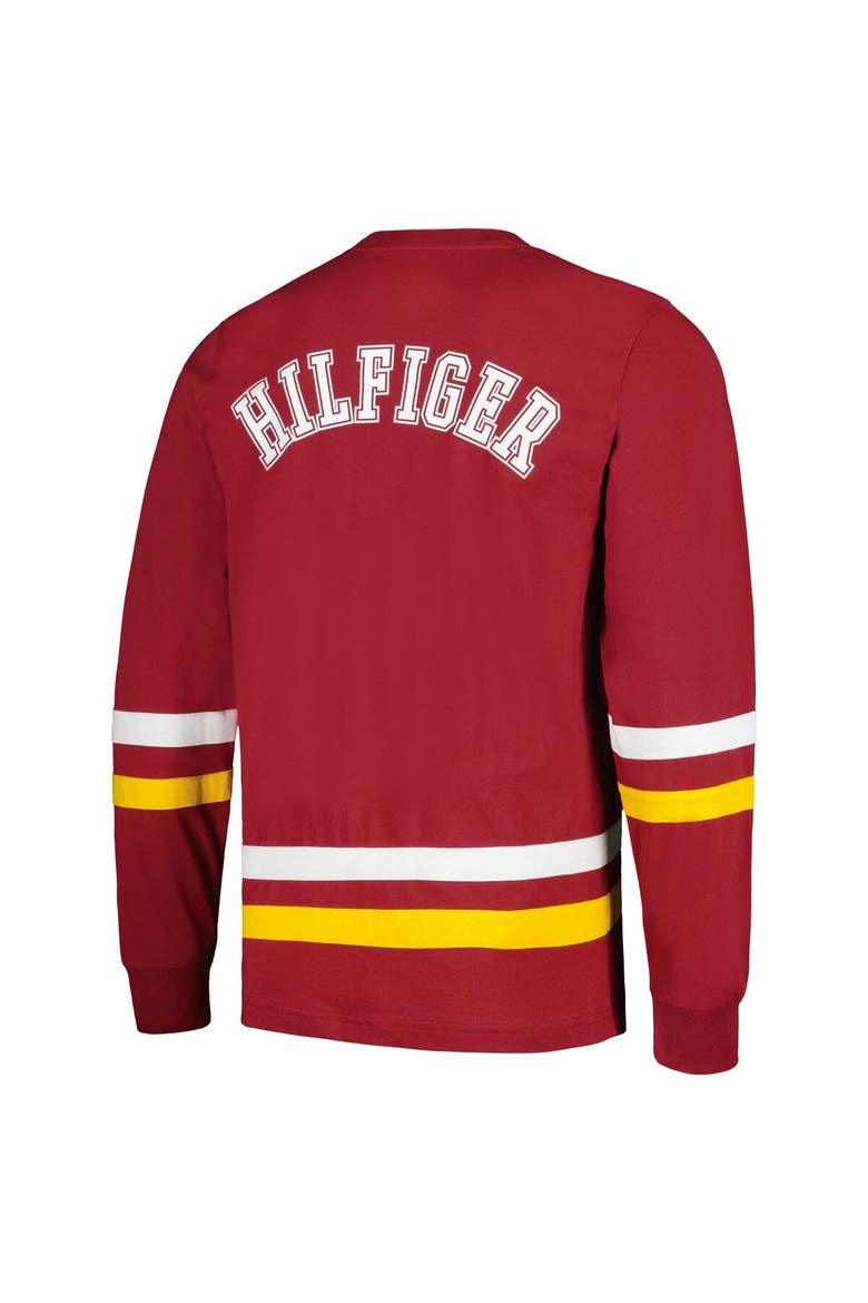 Men's Tommy Hilfiger Burgundy/Gold Washington Commanders Nolan Long Sleeve T-Shirt, Alternate, color, Burgundy