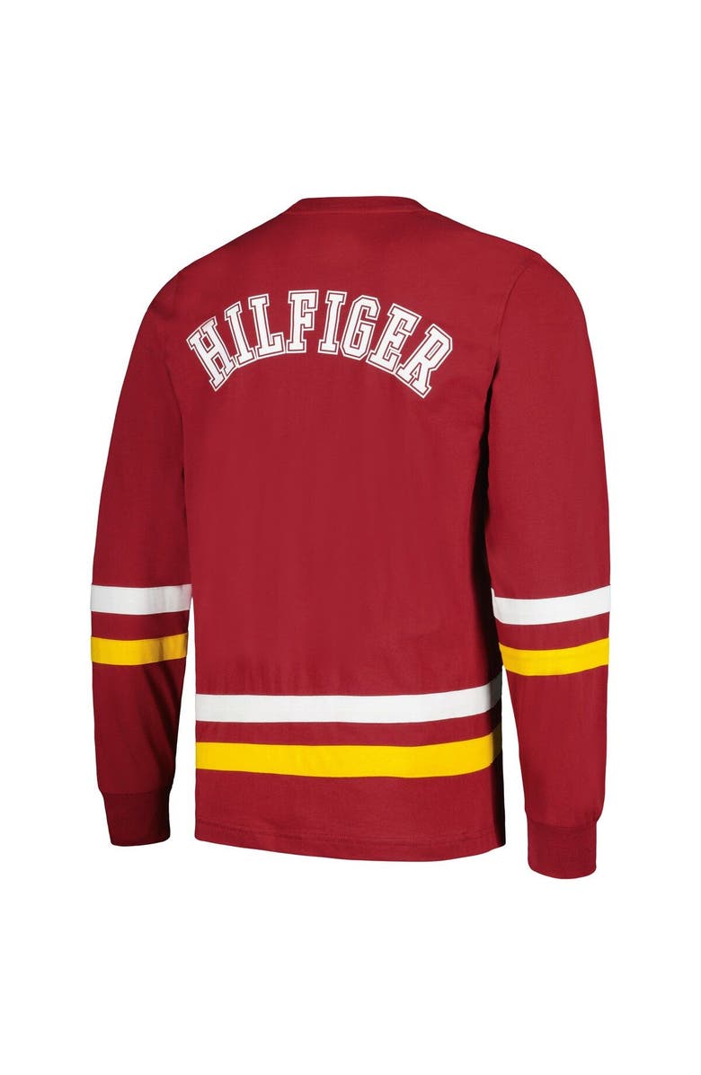 Tommy Hilfiger Men's Tommy Hilfiger Burgundy/Gold Washington Commanders Nolan Long Sleeve T-Shirt, Alternate, color, Burgundy