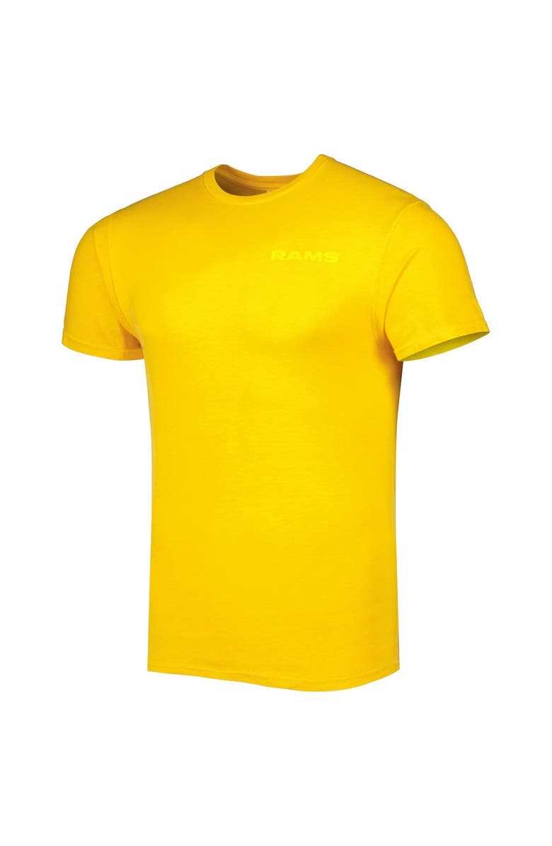 '47 Men's '47 Gold Los Angeles Rams Fast Track Tonal Highlight T-Shirt, Alternate, color, Gold