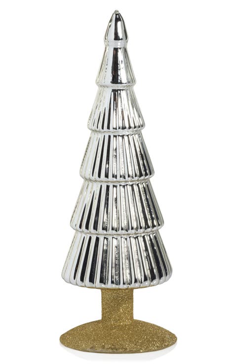 Set of 2 Dembe Glass Tree Figurines