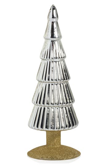 Zodax Set Of 2 Dembe Glass Tree Figurines In Multi